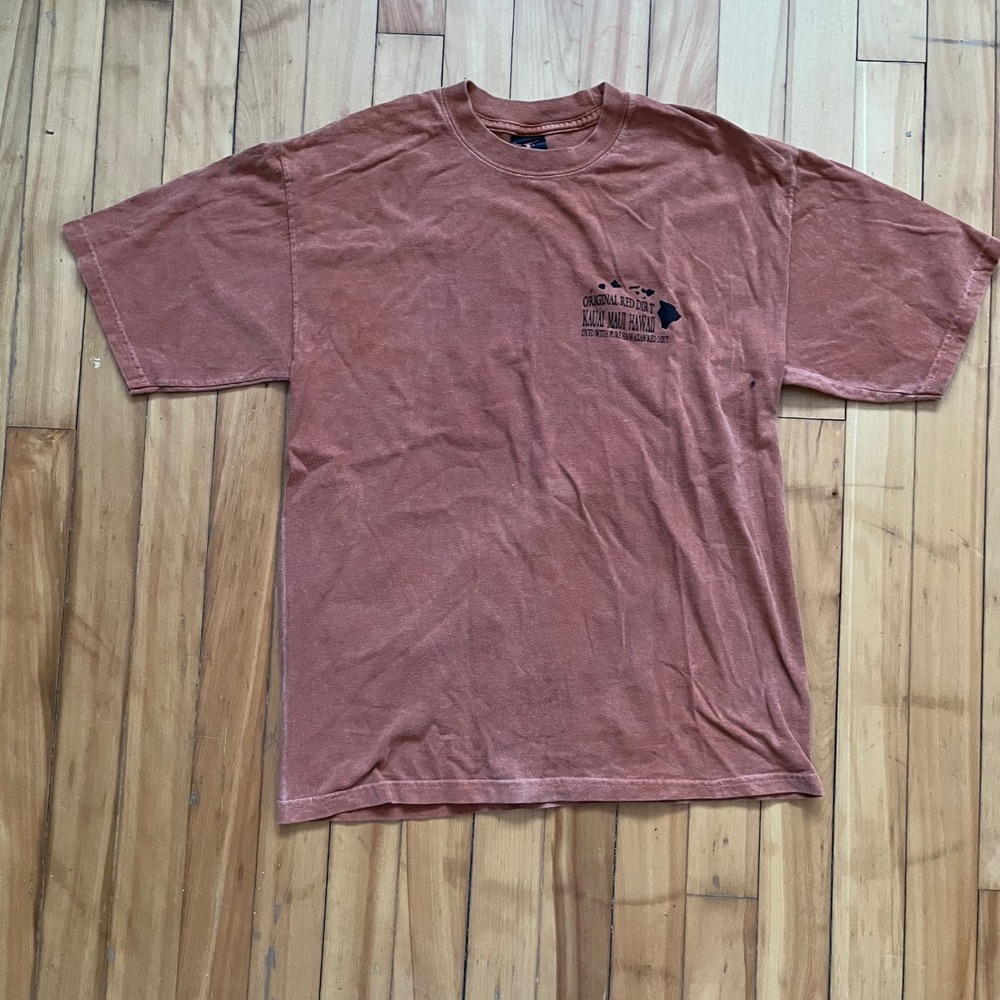 Original Red Dirt Hawaiian Shirts Kauai Maui Hawaii T Shirt Mens Medium